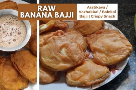 Raw Banana Bajji