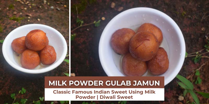 Milk Powder Gulab Jamun