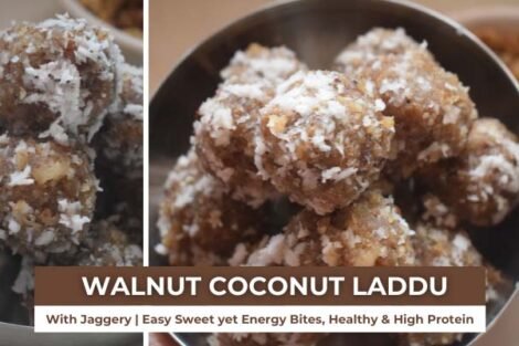 Walnut Coconut Laddu