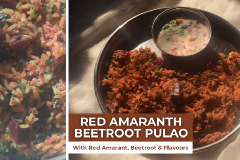 Red Amaranth Beetroot Pulao