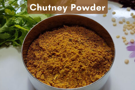 Coriander Stem Chutney Powder