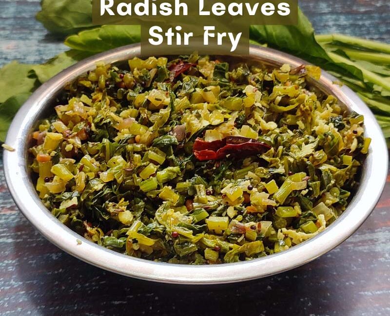 Radish Leaves Stir fry