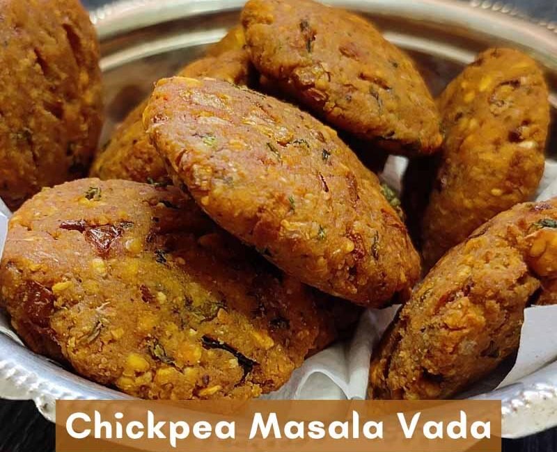 Roasted Chana Dal Masala Vade