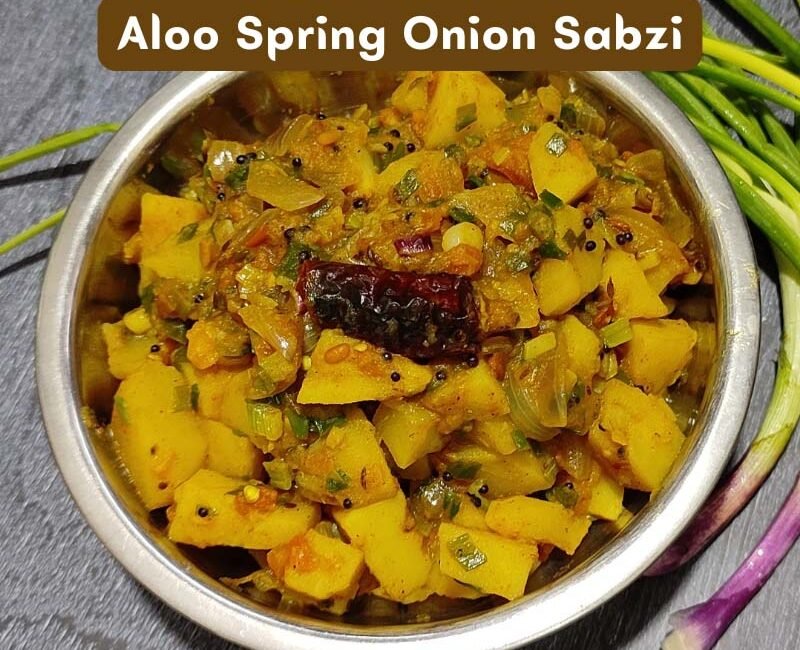 Aloo Spring Onion Sabzi