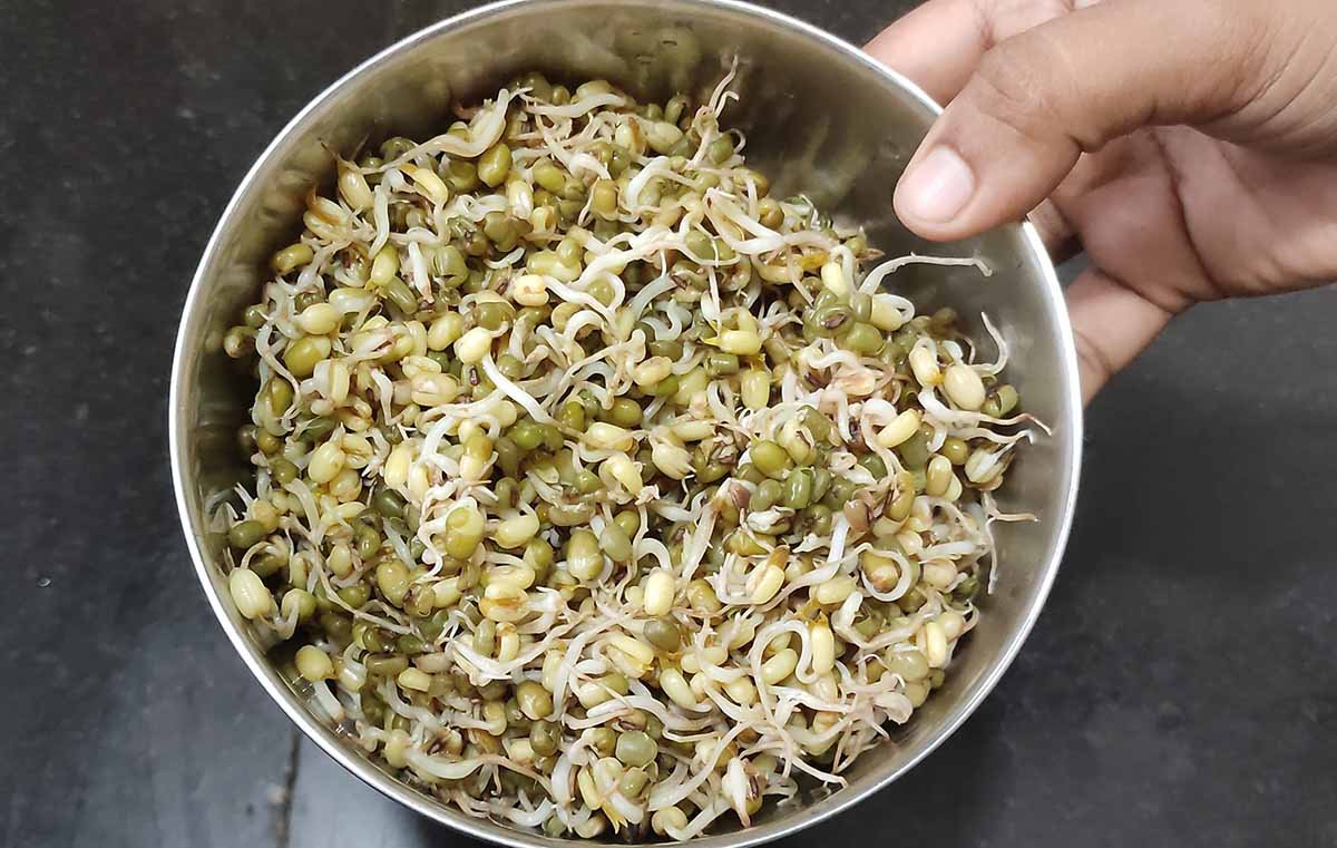 Moong Sprouted Salad