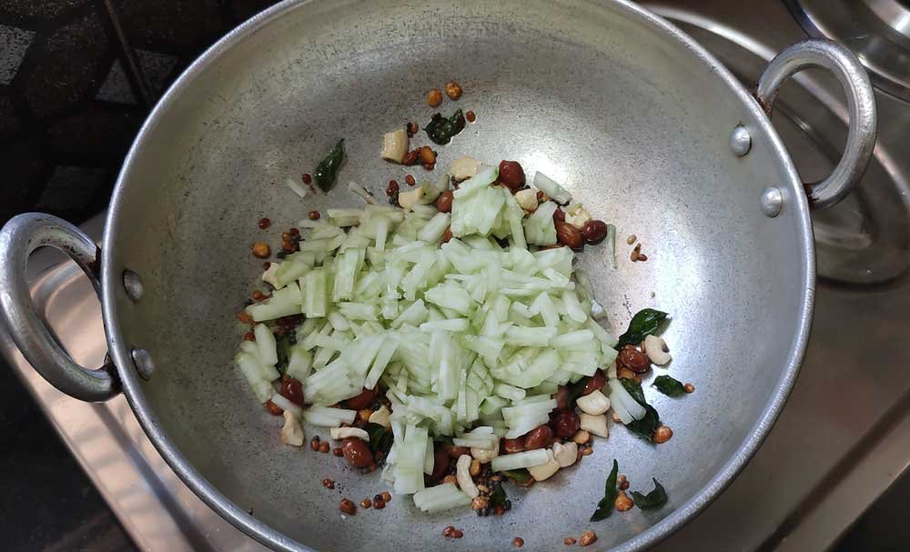 Poha Cucumber