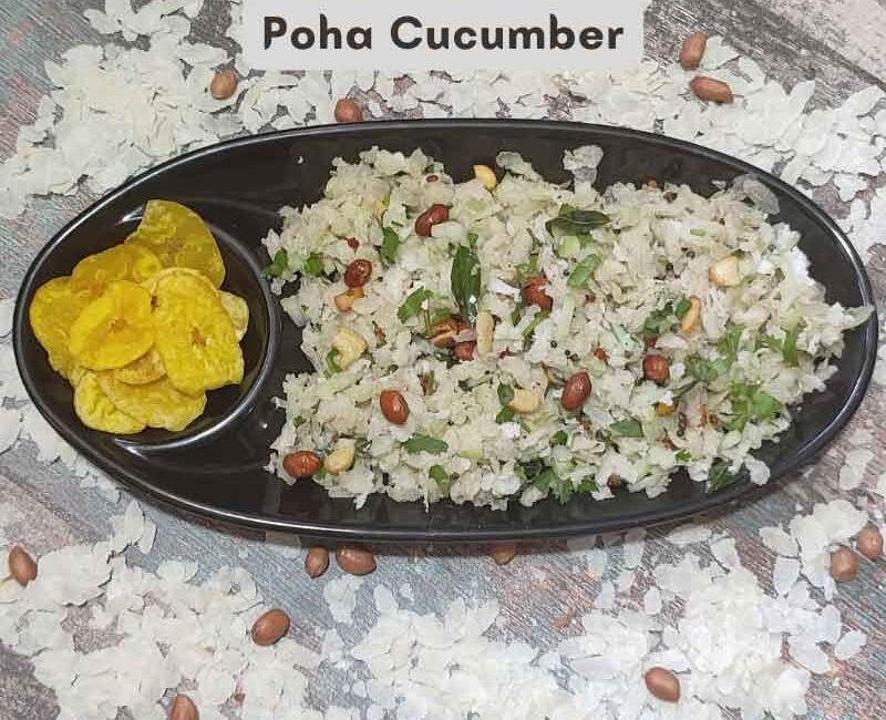 Poha Cucumber