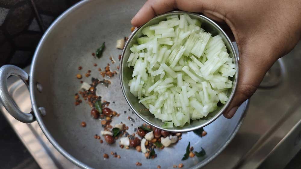 Poha Cucumber