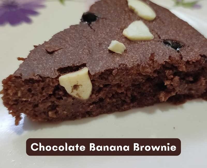 Chocolate Banana Brownie