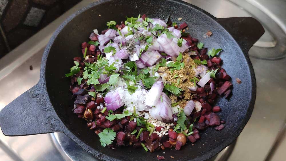 Beet Onion Salad