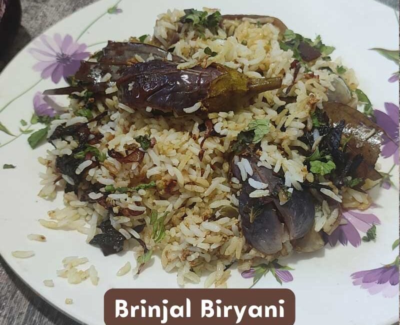 Brinjal Biryani