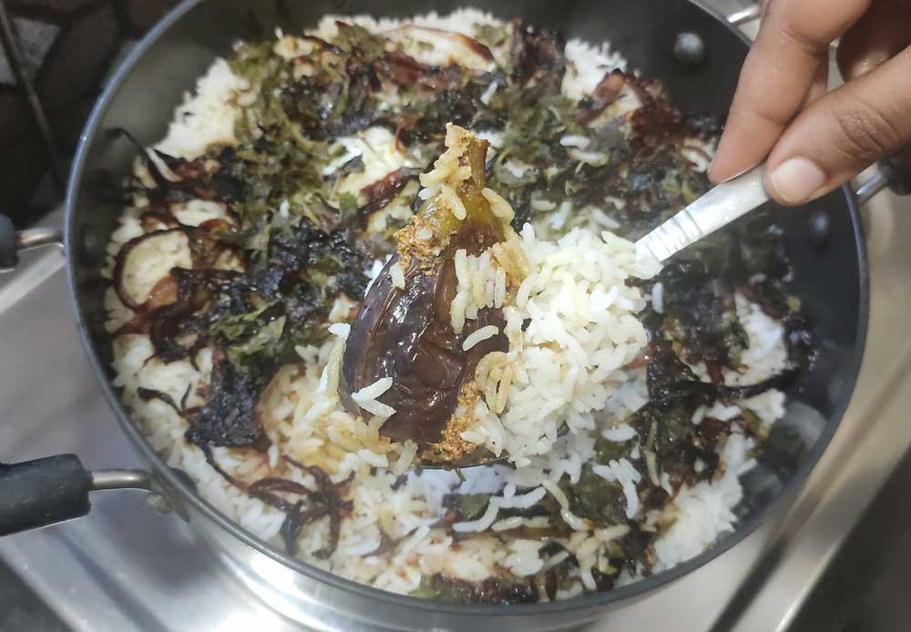 Brinjal Biryani