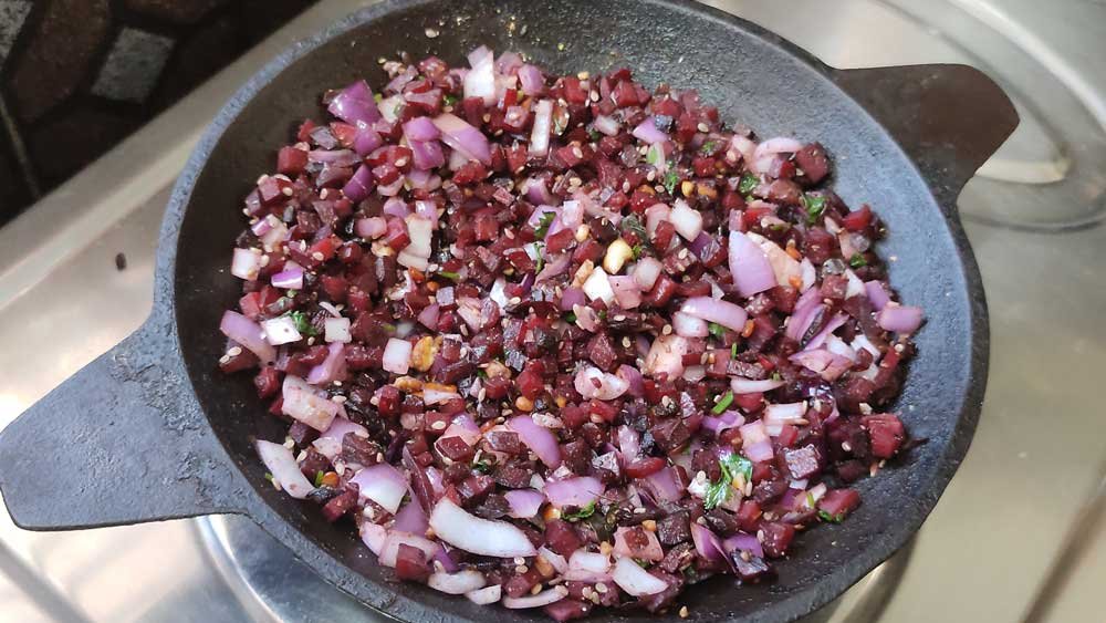 Beet Onion Salad